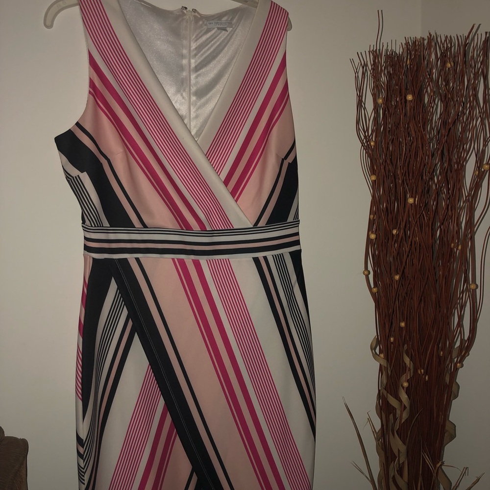 New York and company stripe dress